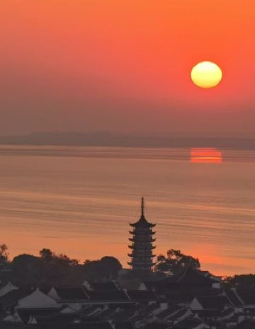 夕暮れ迫る塩官