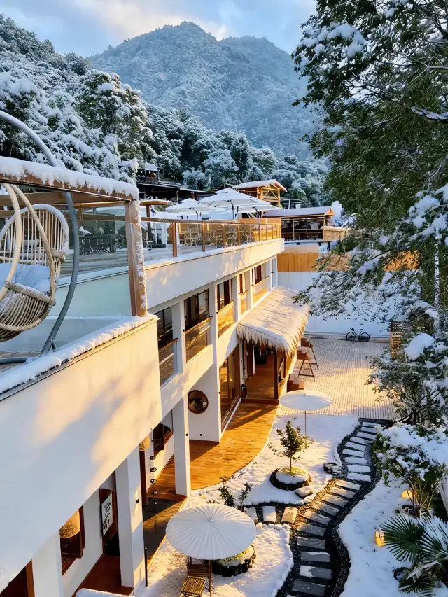 Blind pick super successful! A healing private hot spring B&B at the foot of Xi'an Cuihua Mountain