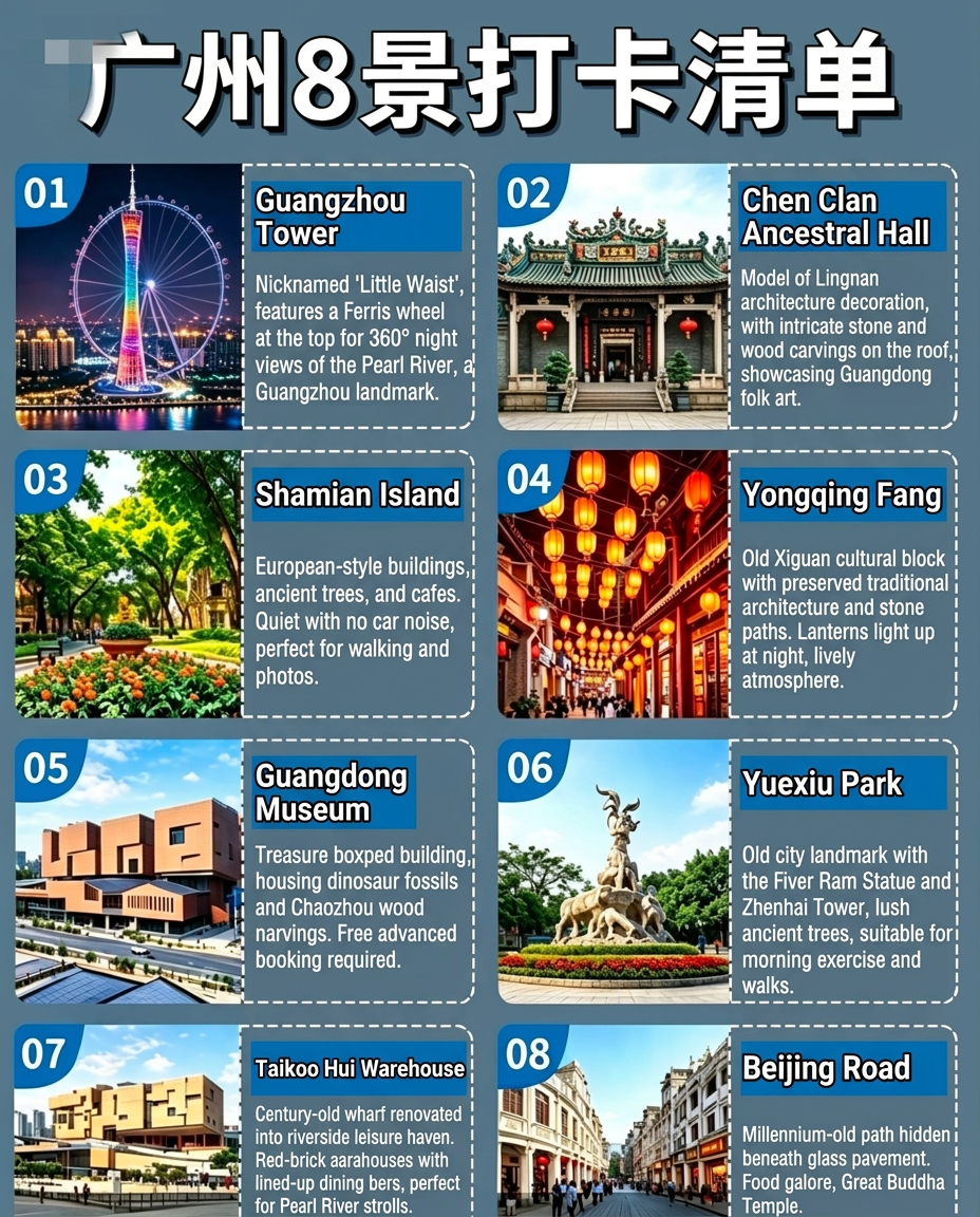 Hướng dẫn 8 điểm tham quan không thể bỏ lỡ ở Quảng Châu | Tận hưởng cuối tuần ở Quảng Châu mà không bỏ lỡ bất cứ điều gì