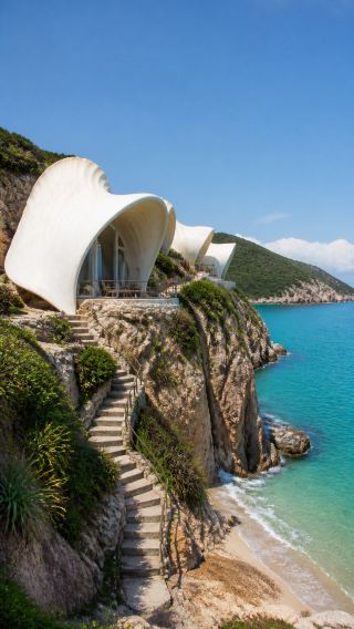 23℃ perfect weather for family fun on Nanji Island! Stay in a cliffside shell house and enjoy a meadow family trip