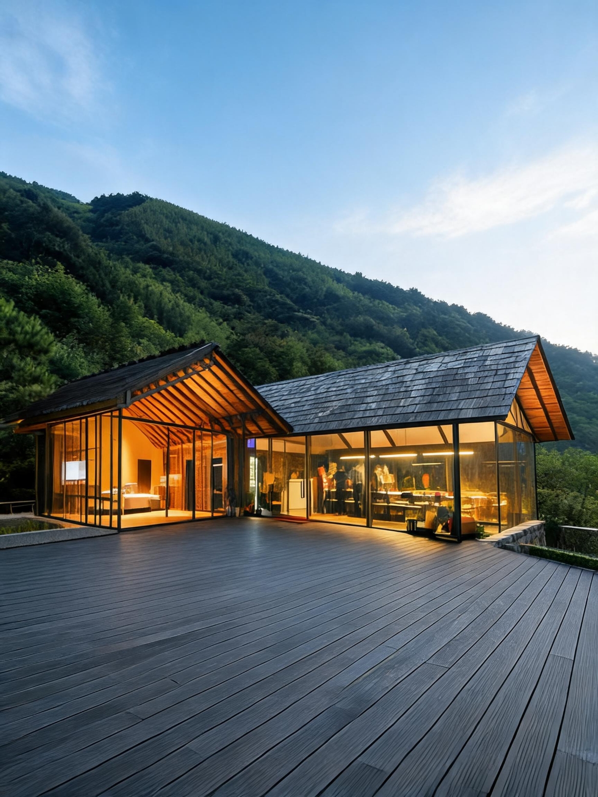 Được chìm vào giấc ngủ giữa làn gió núi ở Diaobingshan, tiếng chuông chùa Mingyue và suối nước nóng đã ngay lập tức giúp tôi hồi phục sức lực.