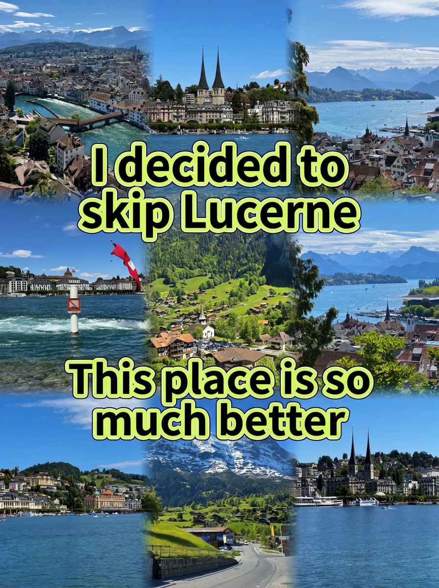 I decided to give up on Lucerne, because it's just too amazing