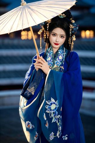 보라와 남색이 진궁을 향하니｜바람이 진왕궁에 일어나, 선진의 귀족 여인을 만나다.