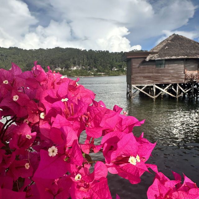 Water bungalows in Sabah