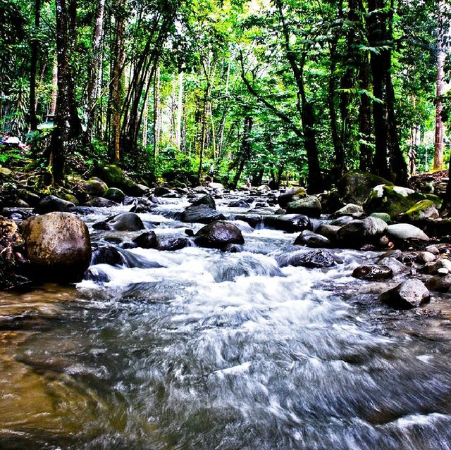 Ecotouria with clear flowing River