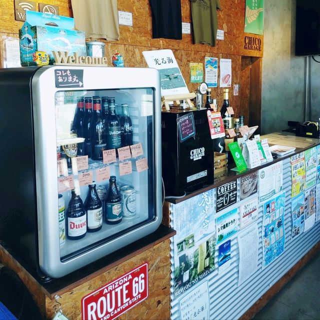 海を眺めながらアルコールが楽しめる　CHICO GARAGE　利尻