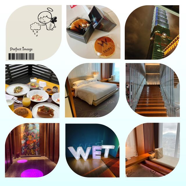 🏨🌟 台北W飯店🏨時尚前衛奢華體驗💃🌇🛌🥂🌸
