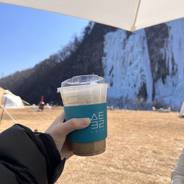 강원도에서 아이스 클라이밍을 .. ? ❄️🧗‍♀️ | 원주 희귀한 카페 | 특별 카페 