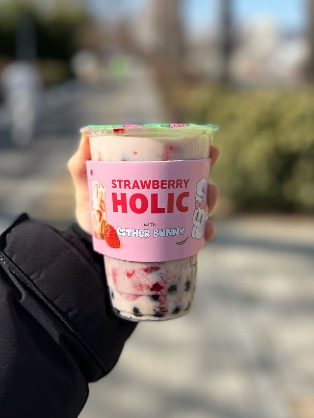 [공차 천호점] 공차 딸기 메뉴 후기🍓