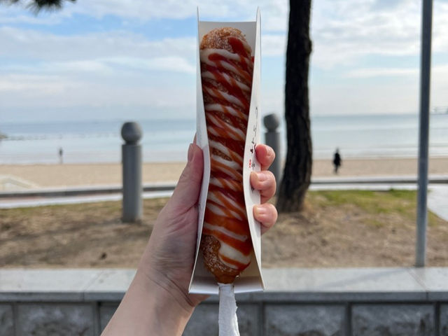 부산오면 꼭 가야하는 송정 핫도그!