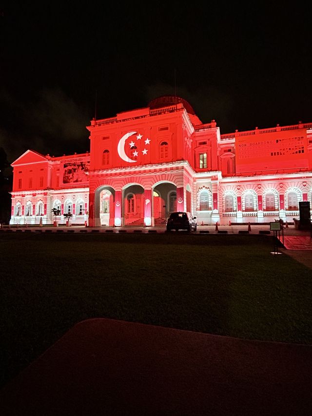 NDP light projections under the stars ✨