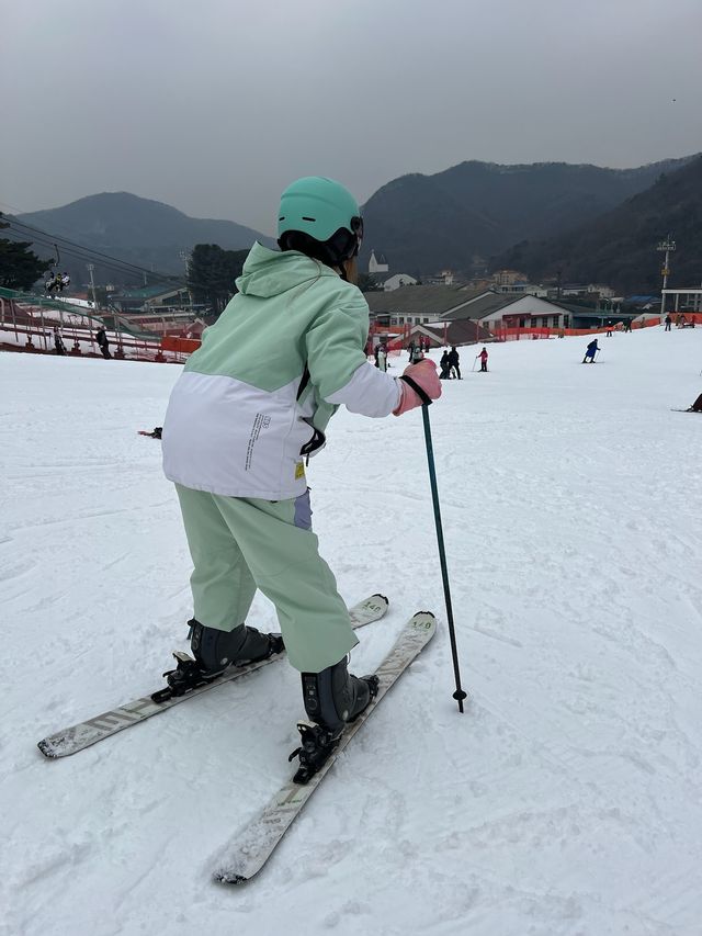 韓國芝山滑雪場一日體驗