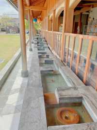 【福井】大正ロマン香る総ひのきの足湯♨️芦湯