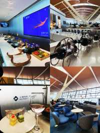 VIP lounge in Shanghai Pudong Airport 🥘