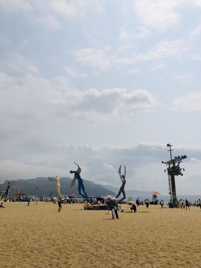 【深圳景點】大梅沙沙灘：海灘沙雕展覽，附近特色酒店