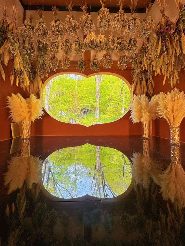 【群馬】日帰りで行ける穴場スポット✨まるで植物園なお寺さんのハート型リフレクションが絶景