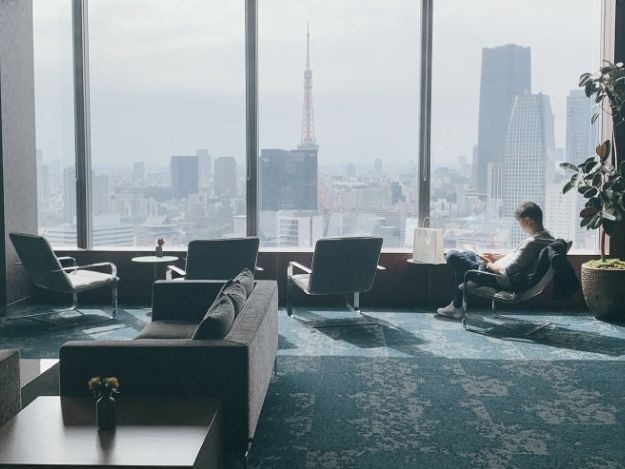 Tokyo tower view at Park Hotel Tokyo