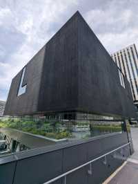 日本大阪-神密的黑色大立方體：大阪江之島美術館