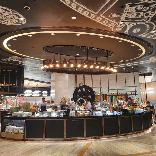 食物多元化的酒店自助午餐