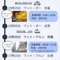【バンコク】1日満喫遠出プラン