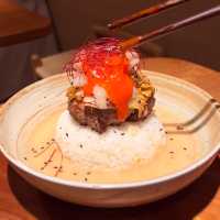 【招牌必點 和牛漢堡蘭王蛋丼飯】