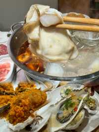 「¥168鮮切黃牛肉，潮汕毒藥生醃海鮮同生蠔自由喇！唔食蠔可選更便宜的¥138」
