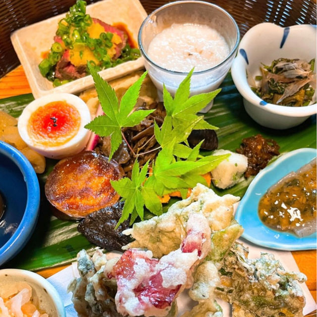 【日田】ま〜美しい山里料理の数々✨