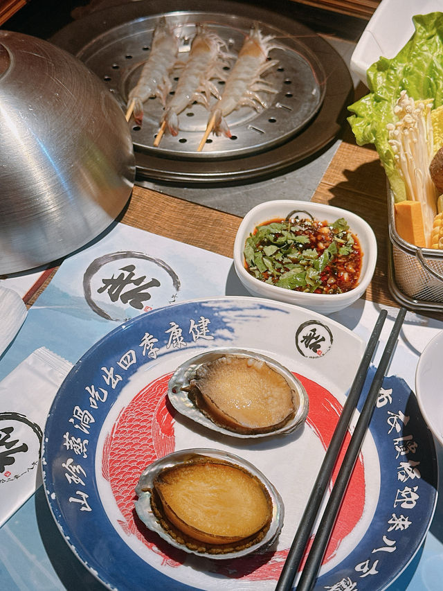 滿滿儀式感一人一海鮮蒸氣鍋♨️船渦 (銅鑼灣)