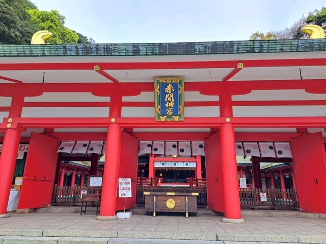 【赤間神社:山口県下関市】美しい朱色が綺麗な赤間神社⛩️