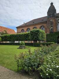 Royal Danish Library Park In Copenhagen, Denmark.