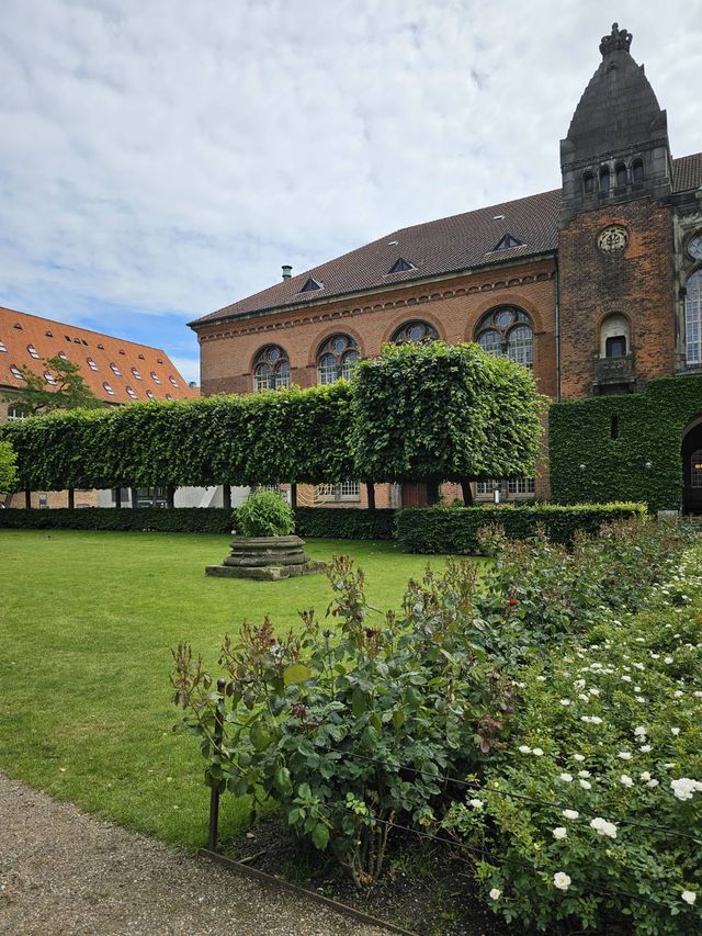 Royal Danish Library Park In Copenhagen, Denmark.