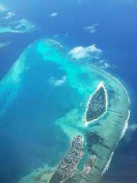 Airplane view above Indian Ocean 😱