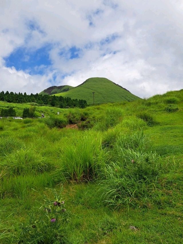 【草千里ヶ浜:熊本県阿蘇市】見渡す限りの美しい草原✨