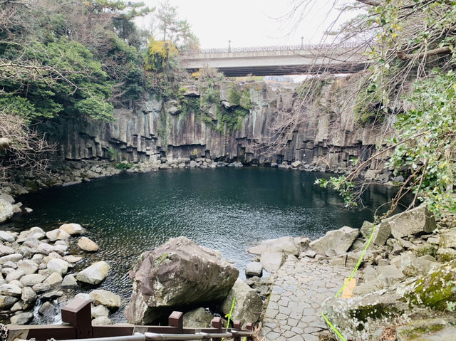 天帝淵の滝！