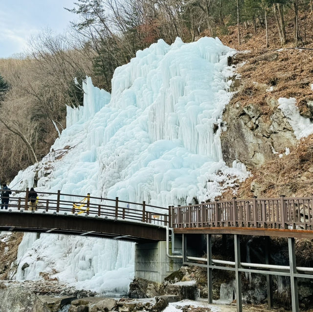 Eobi Ice Valley in South Korea