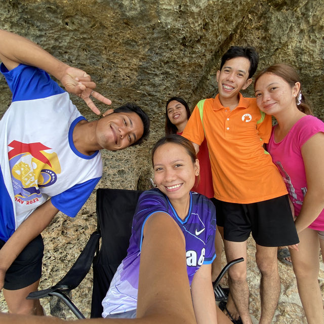At Flower Beach Resort in Anda, Bohol, Philippines 