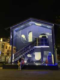 Blueprint Culture & Creative Park: Cozy Nights with Big Art & Bright Blue Lights 🌙✨
