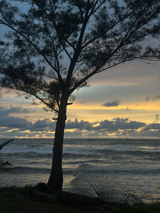 Where sunset whisper and waves sing