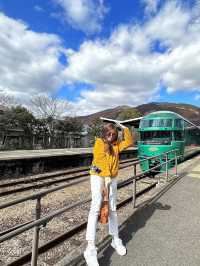 รีวิวการเดินทางรถไฟสีเขียวมะกอก ยูฟูอิน โนโมริ