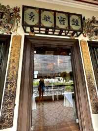特色的建築檳城藍屋影不停