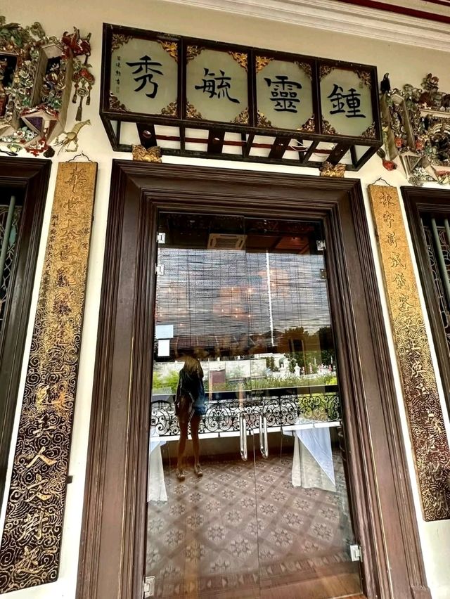 特色的建築檳城藍屋影不停