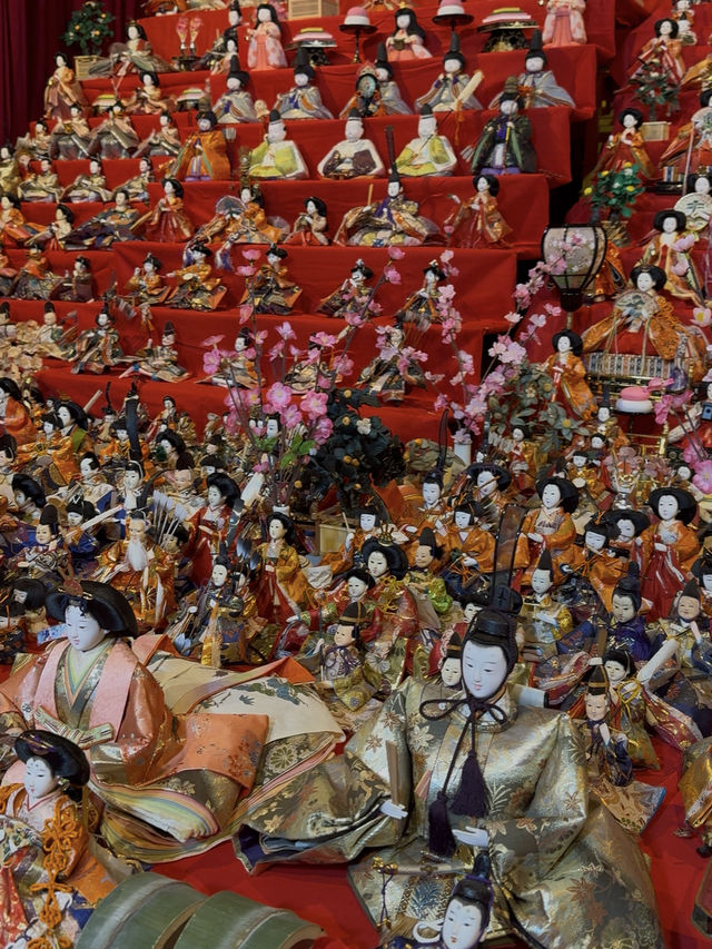 【山口観光】城下町長府の神社で開催中の｢大雛人形展｣🎎