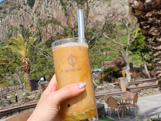 🌿 산방산 감성 카페 원앤온리 제주 ☕🌸