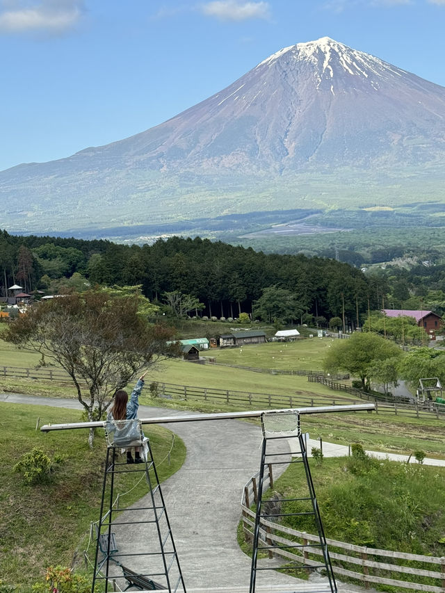 🇯🇵可以影到飛越富士山的童話牧場🐑✨