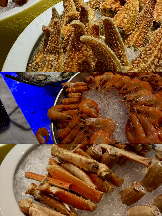 萬麗酒店「燃」自助晚餐-居高臨下，日落美景，任食海鮮