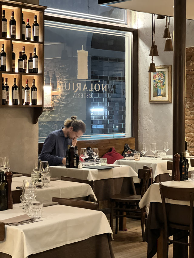 ✨ 피렌체 대성당 옆, 조용한 골목 속 숨은 레스토랑 Osteria Nolarium 🍷🍝