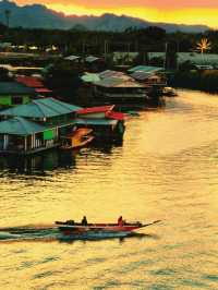 สะพานข้ามแม่น้ำแควยามเช้า