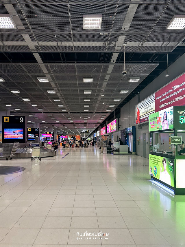 สนามบินสุวรรณภูมิขาออก ก่อนเดินทางสู่ไต้หวัน