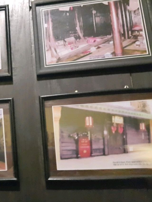홍수 피해를 기록한 사진이 있는 고택