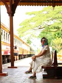 สถานีรถไฟกันตัง ที่เที่ยว ถ่ายรูปสไตล์วินเทจ